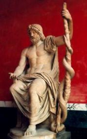 178x284 Caduceus Vs Staff Of Asclepius - Asclepius Painting