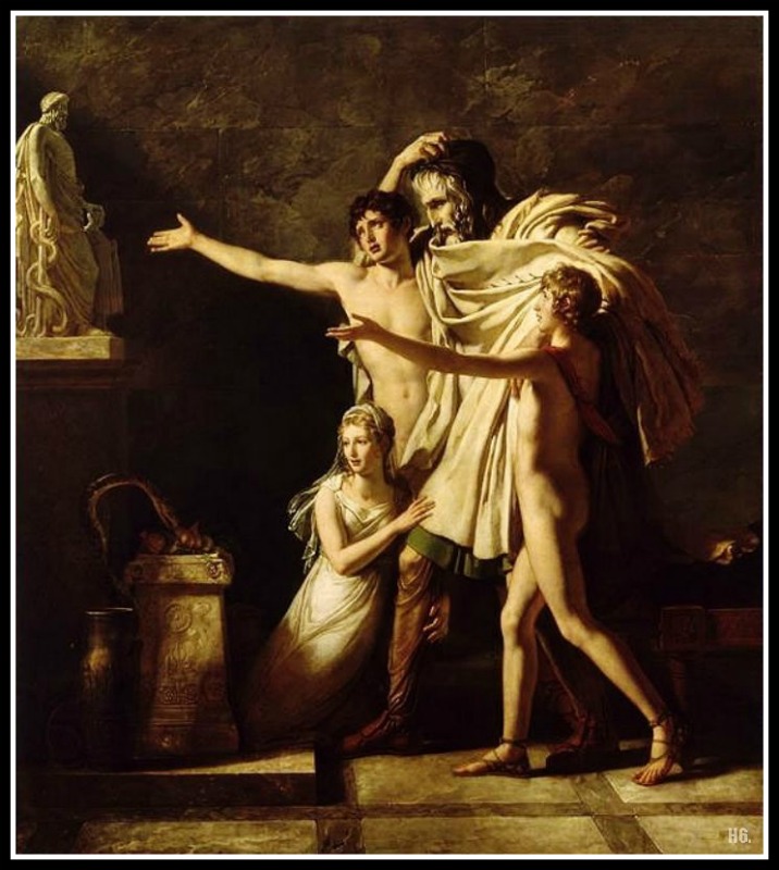 716x800 God - Asclepius Painting