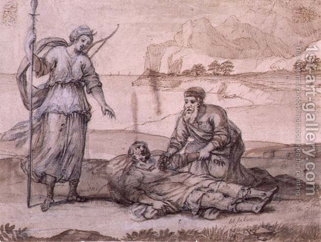 632x477 Asclepius Reviving Hippolytus Claude Lorrain (Gellee) Reproduction - Asclepius Painting