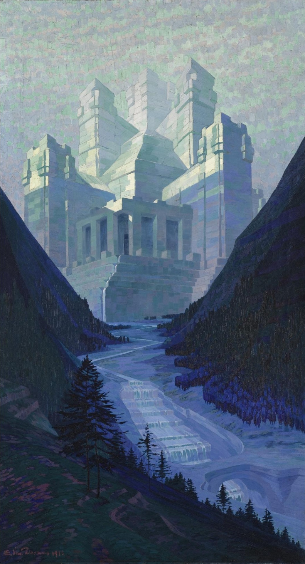 1039x1920 Art Painting Favorites Mythology 1000 Notes Odin Asgard Norse - Asgard Painting