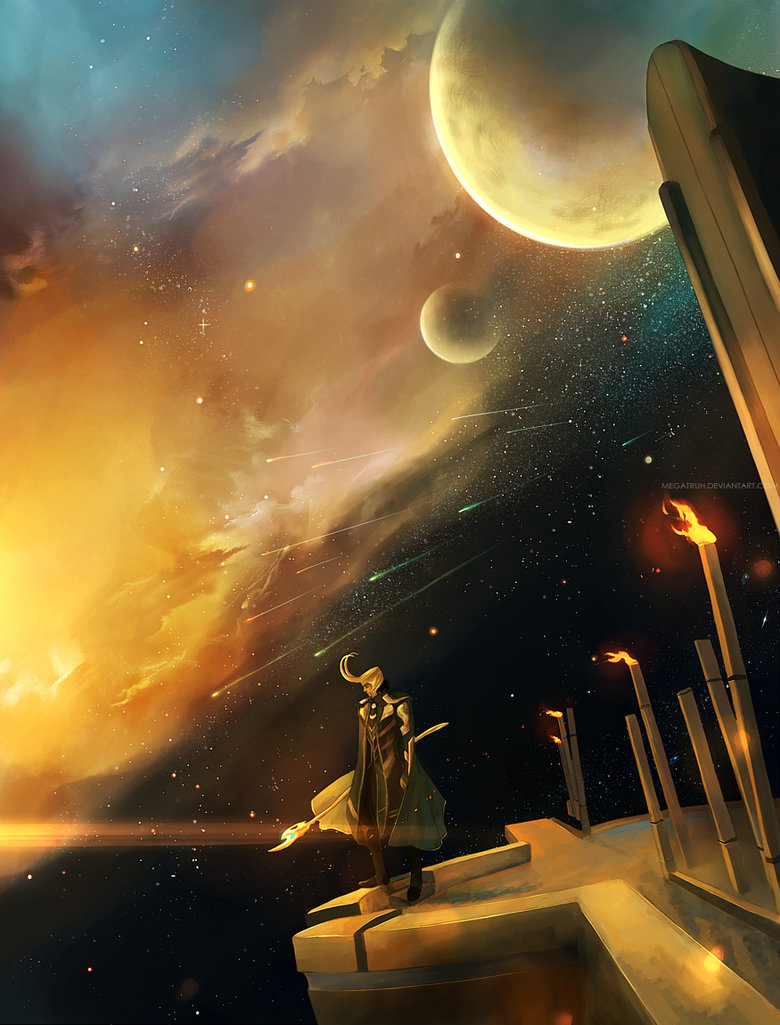 780x1025 In Asgard By Megatruh - Asgard Painting