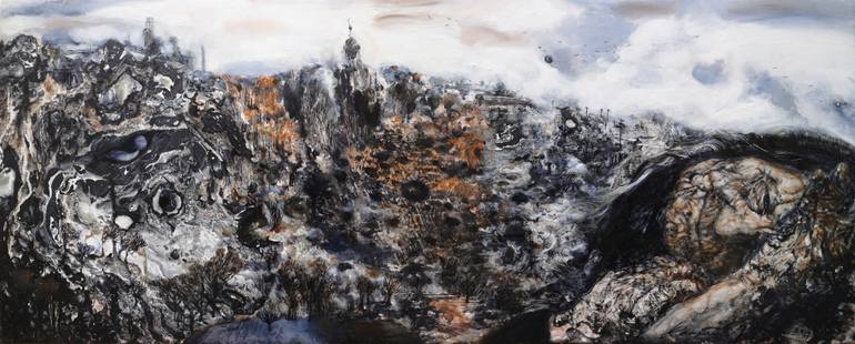 770x310 Saatchi Art Ash Painting By Roman Nogin - Ash Painting