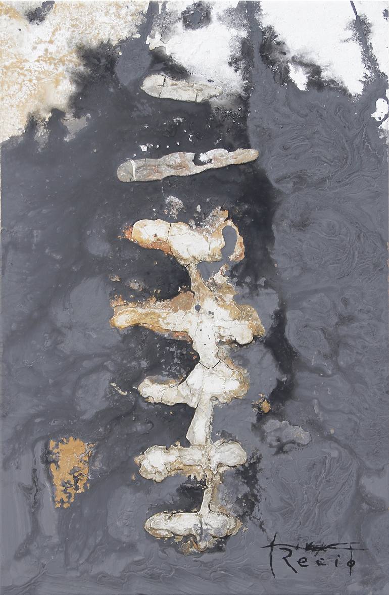 770x1178 Saatchi Art Bone And Liquid Ash Painting By Ricard Recio - Ash Painting