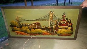 300x169 Vintage Ashbrook Studio Lighted Painting San Francisco Cable Car - Ashbrook Painting