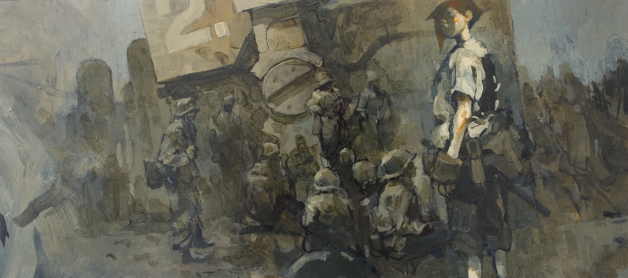 900x398 Ashley Wood Empty Kingdom - Ashley Painting