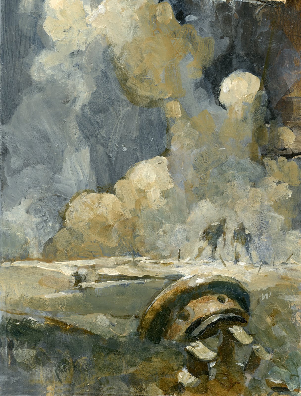 1217x1600 Illustration Art 5 Artists At Comic Con Ashley Wood - Ashley Painting