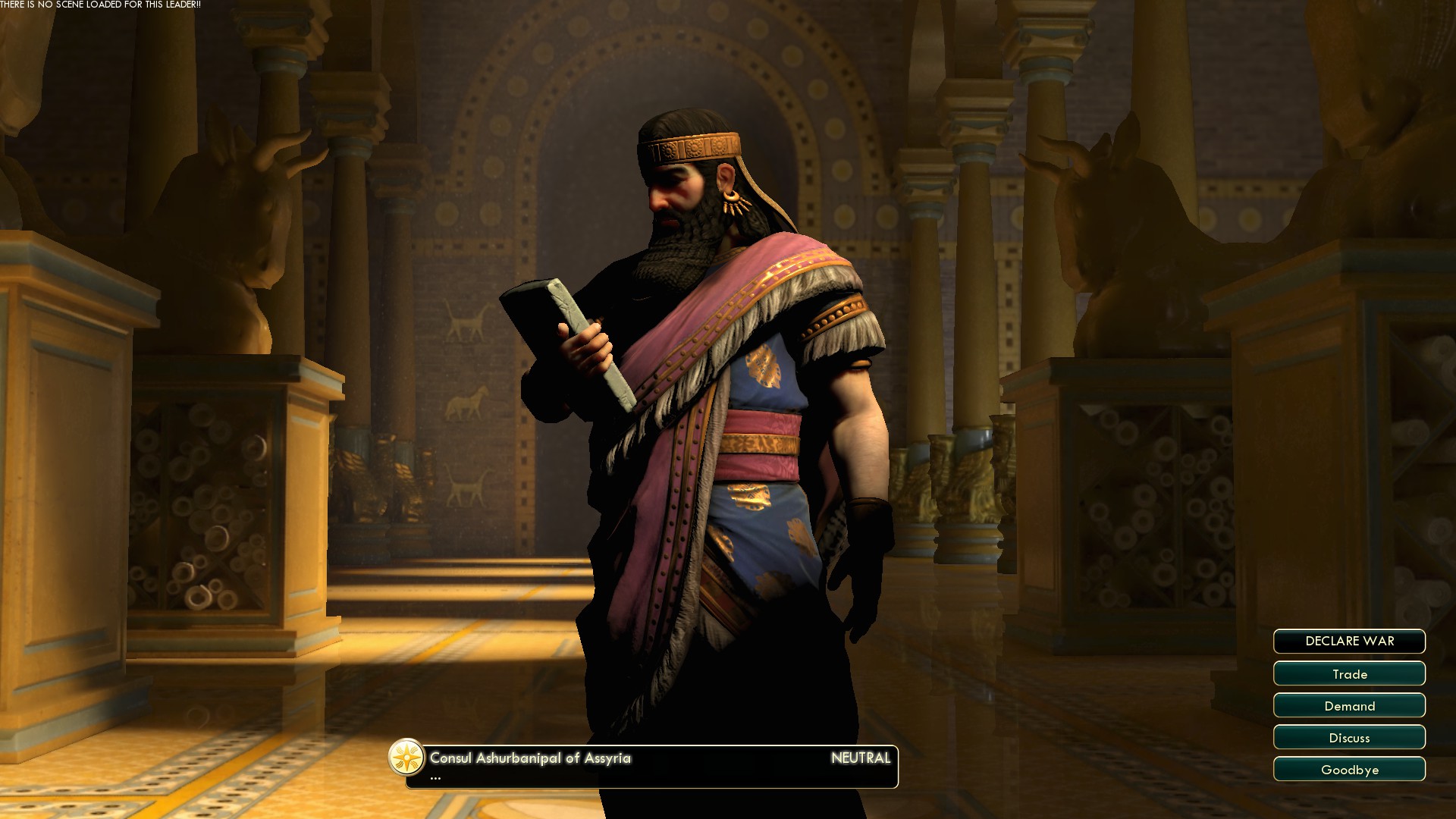 1920x1080 Ashurbanipal Has Gone Full Batman Civ - Ashurbanipal Painting