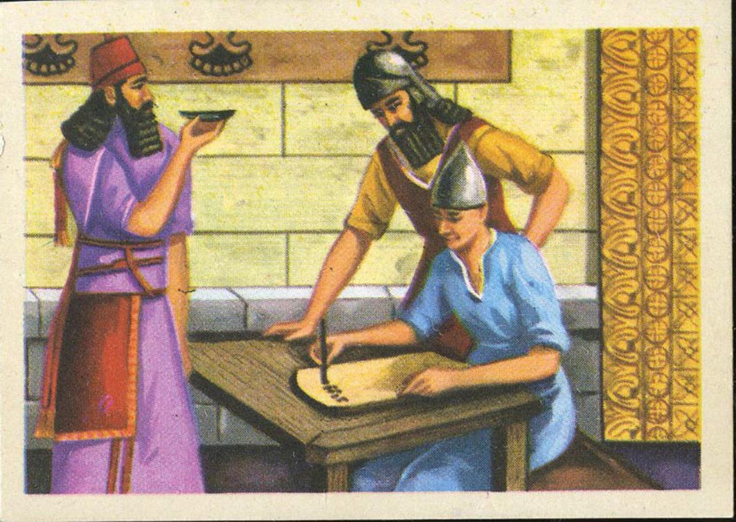 1063x754 The Royal Library Of King Ashurbanipal Mesopotamian Heritage - Ashurbanipal Painting