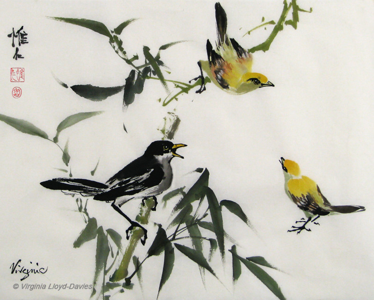 731x586 Virginia Lloyd Davies - Asian Brush Painting