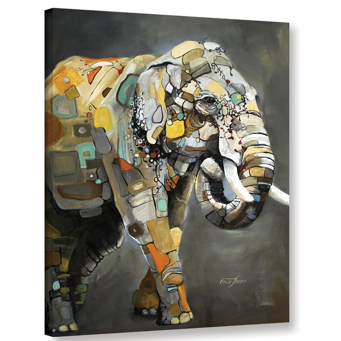 700x700 Bloomsbury Market - Asian Elephant Painting