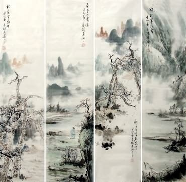 370x362 Famous Amp Potential Landscape Chinese Painting Artists, Painters - Asian Landscape Painting