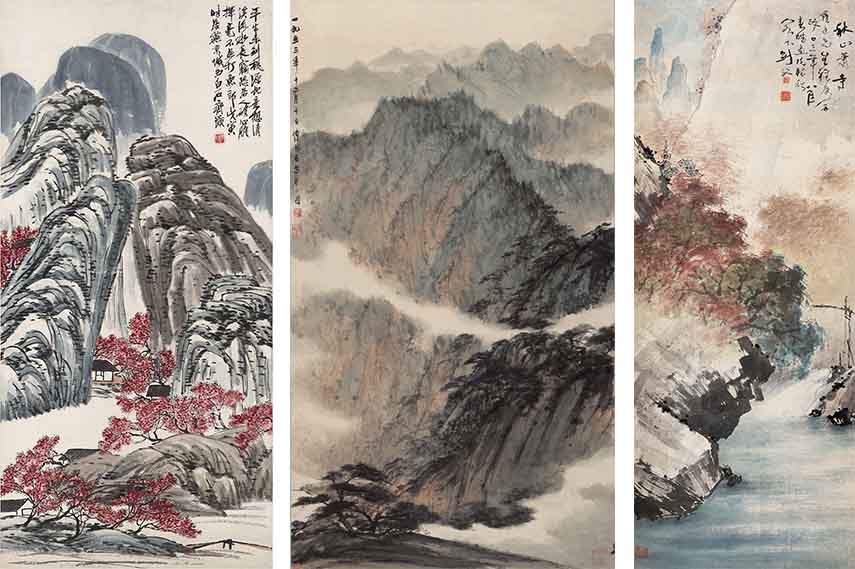 855x569 Magic And Tradition Of Chinese Landscape Painting Widewalls - Asian Landscape Painting