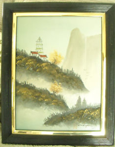 234x300 Asian Landscape Painting On Canvas By Chin Mau Ebay - Asian Landscape Painting