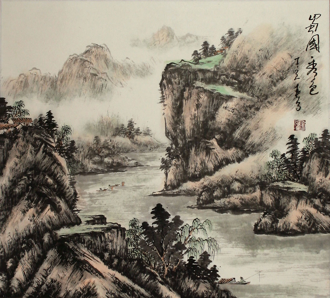 1106x1000 Asian Landscape Art Japanese Landscape Painting - Asian Landscape Painting