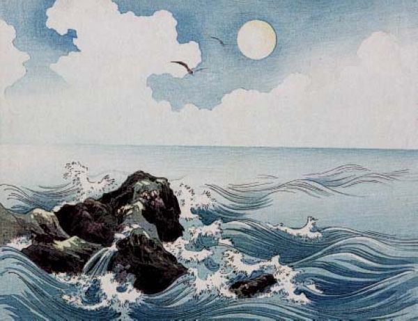 600x462 Art! Collection On Ebay! - Asian Ocean Painting