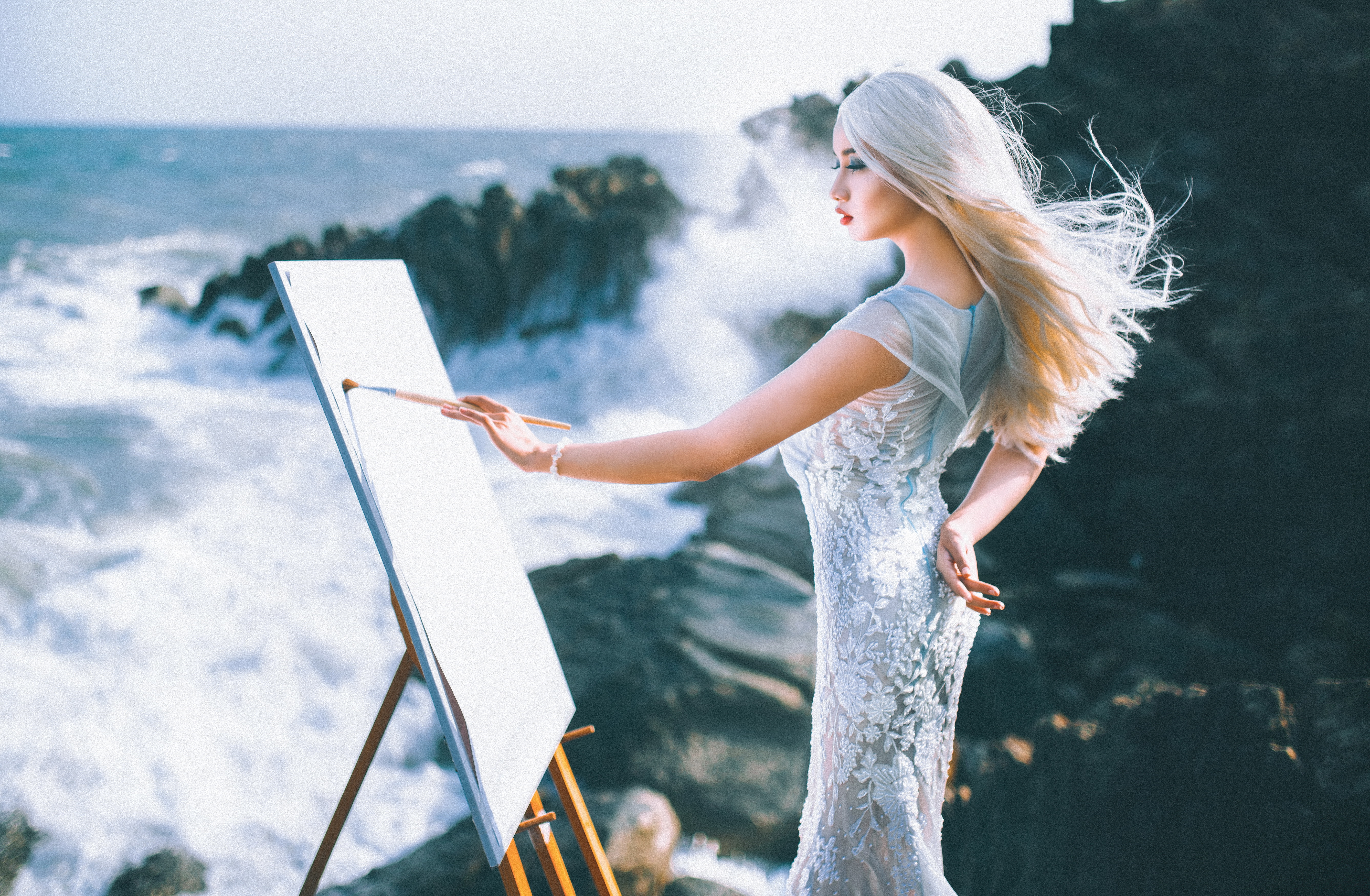 5351x3502 Asian 5k Retina Ultra Hd Wallpaper Background Image 5351x3502 - Asian Ocean Painting