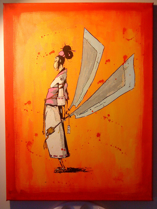 525x700 Asian Woman Painting By Noahwhyler - Asian Painting