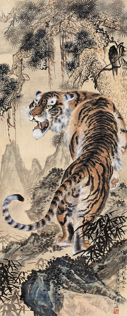 Asian Tiger Painting at PaintingValley.com | Explore collection of ...