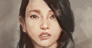 375x197 How To Paint Asian Woman Face Portrait Study - Asian Woman Painting