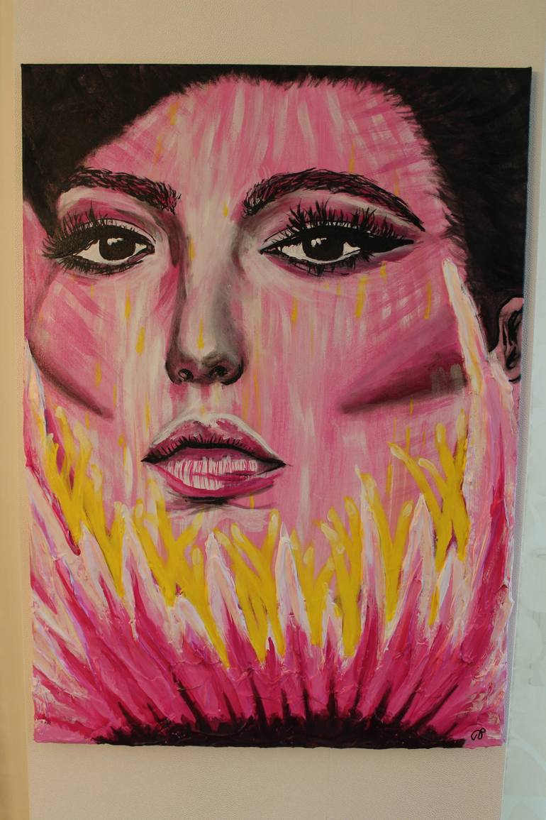 770x1155 Saatchi Art Asian Woman Painting By Db Popart - Asian Woman Painting