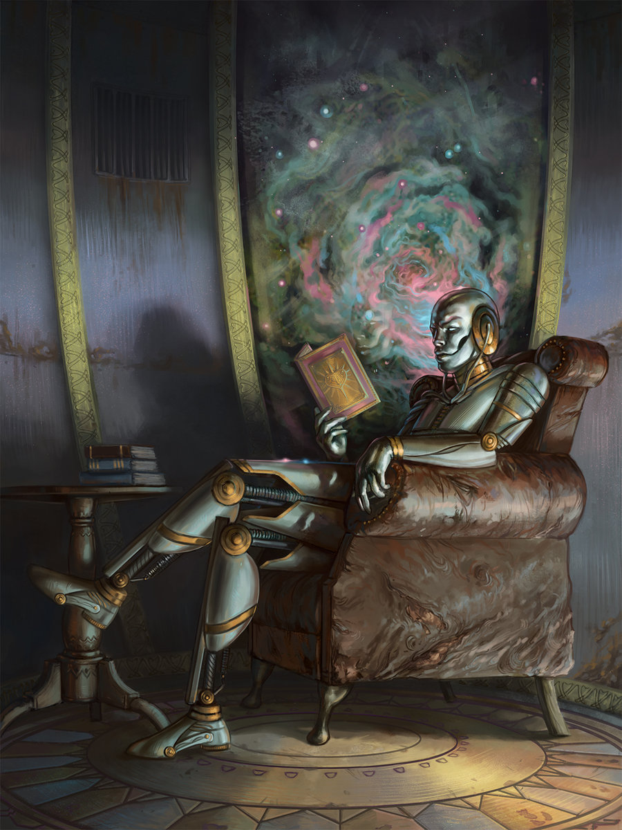 900x1200 Liar! Asimov By Davidkeen - Asimov Painting