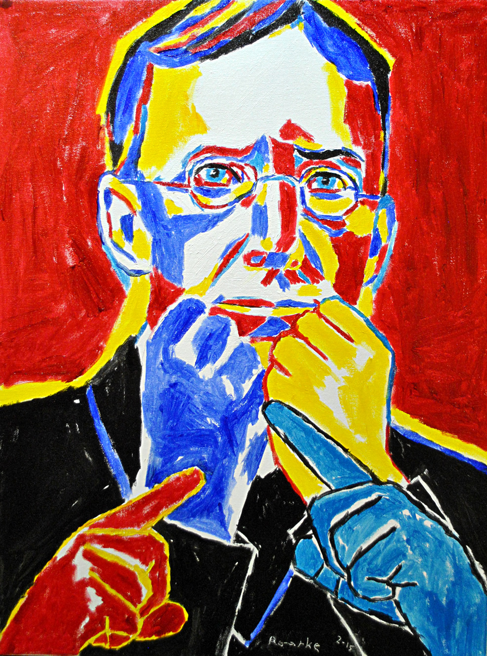 986x1328 Nancy Rourke Paintings Cherish Sign Language - Asl Painting