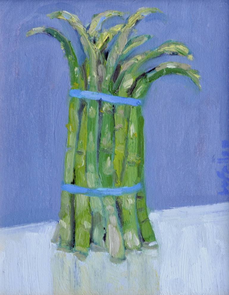 770x989 Saatchi Art Asparagus Painting By Bernard Fallon - Asparagus Painting