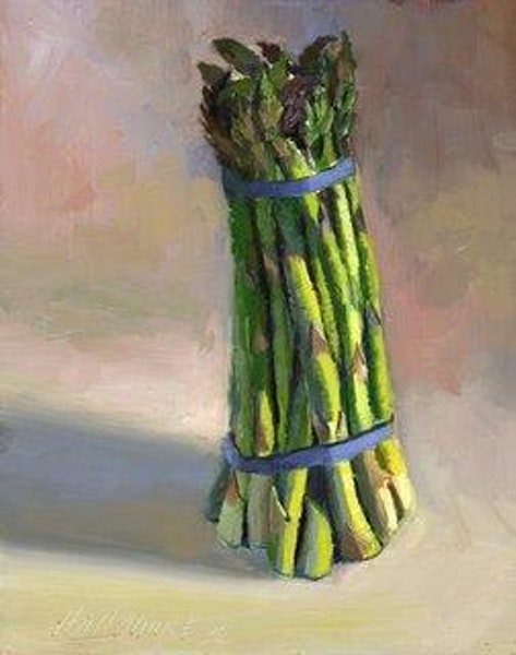 473x600 Asparagus - Asparagus Painting