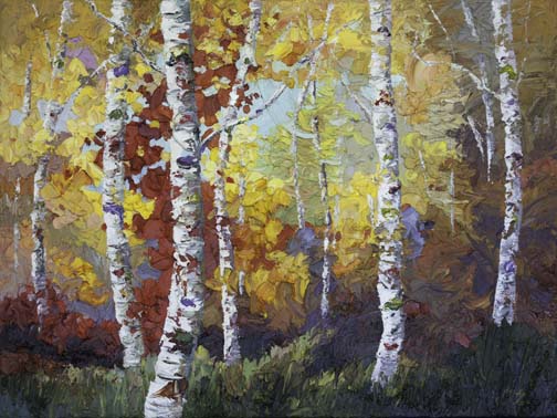 Aspen Oil Painting at PaintingValley.com | Explore collection of Aspen ...