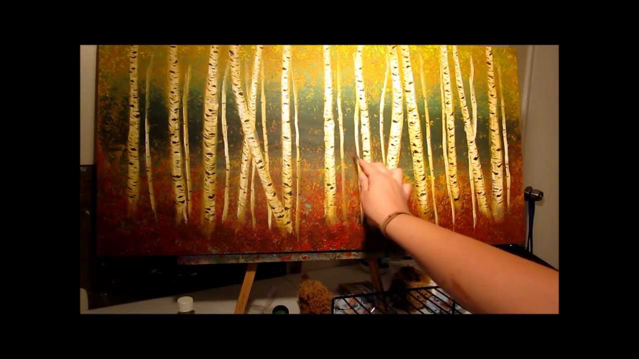 1280x720 How To Paint Aspen Trees - Aspen Painting