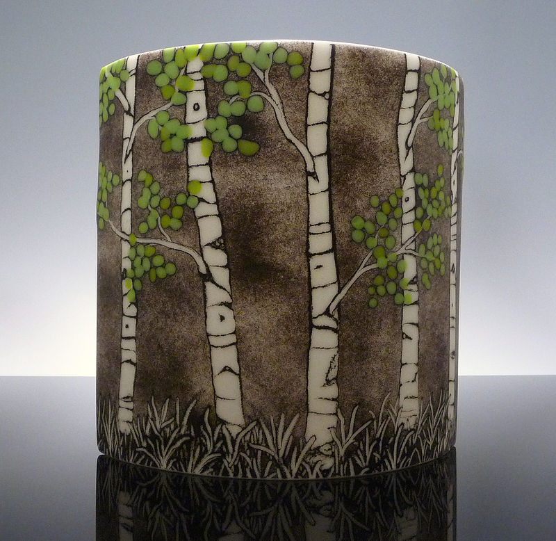 800x778 Kilnformed Aspen Painting - Aspen Painting