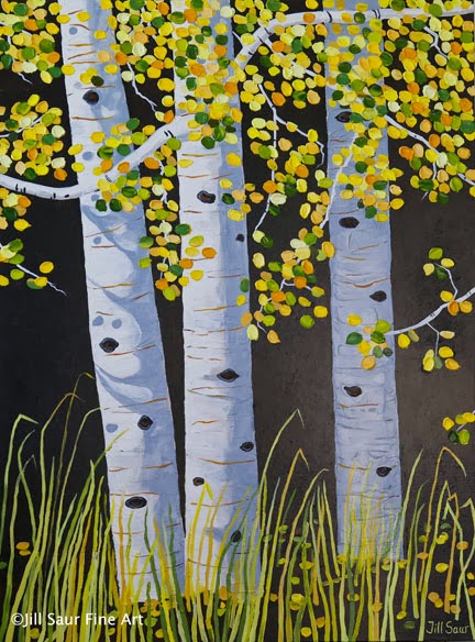 Aspen Tree Painting At Explore Collection Of Aspen Tree Painting