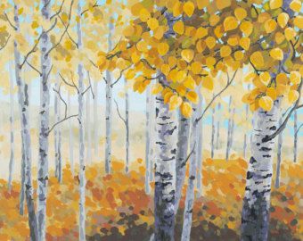 340x270 Pin By Jendi Lindsay On Art Paintings - Aspen Tree Painting