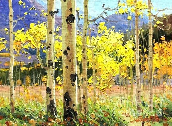 600x440 Aspen Tree Paintings Prints Moneyfit.co - Aspen Tree Painting