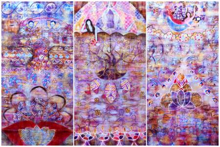 450x300 The Aspiration By Artist Poonam Agarwal Acrylic Paintings - Aspiration Painting