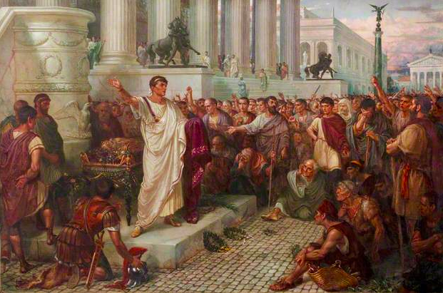 621x411 Beware The Ides Of March! - Assassination Of Julius Caesar Painting