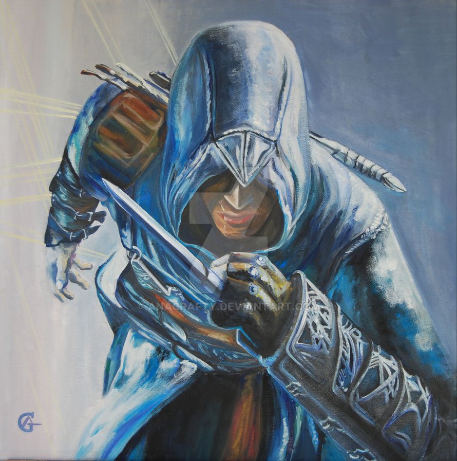 890x897 Assassin's Creed Painting - Assassins Creed Painting