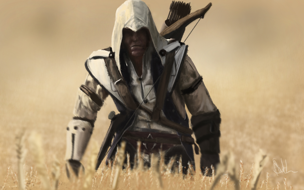 1200x750 Assassin's Creed 3 Speed Paint By Surfsideaaron On Newgrounds - Assassins Creed Painting