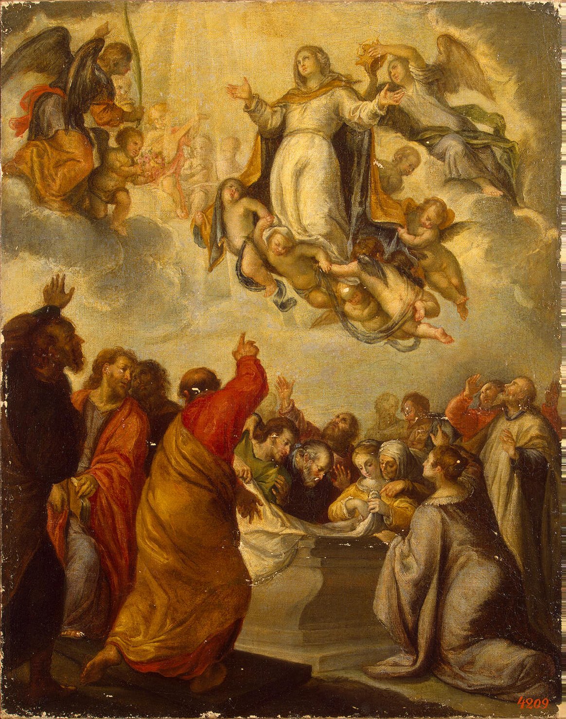 1164x1478 Assumption Of The Virgin Painting Camilo Francisco Oil Paintings - Assumption Of The Virgin Painting