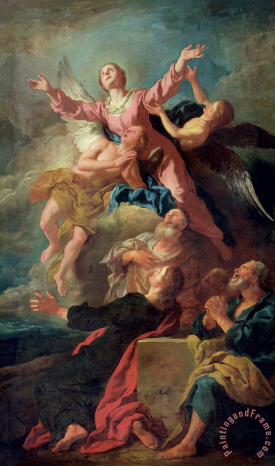 567x960 Jean Francois De Troy The Assumption Of The Virgin Painting - Assumption Of The Virgin Painting
