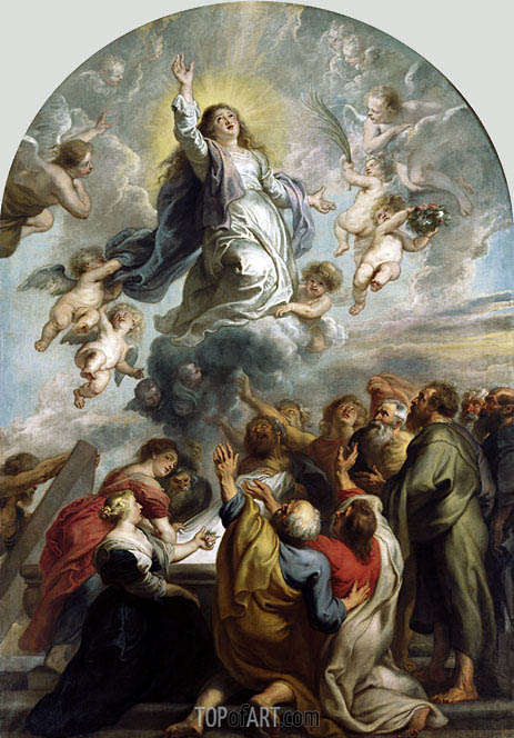 463x664 The Assumption Of The Virgin Rubens Painting Reproduction 4231 - Assumption Of The Virgin Painting