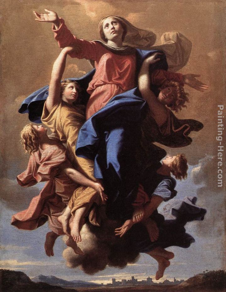 720x928 Nicolas Poussin The Assumption Of The Virgin Painting Anysize 50 - Assumption Painting