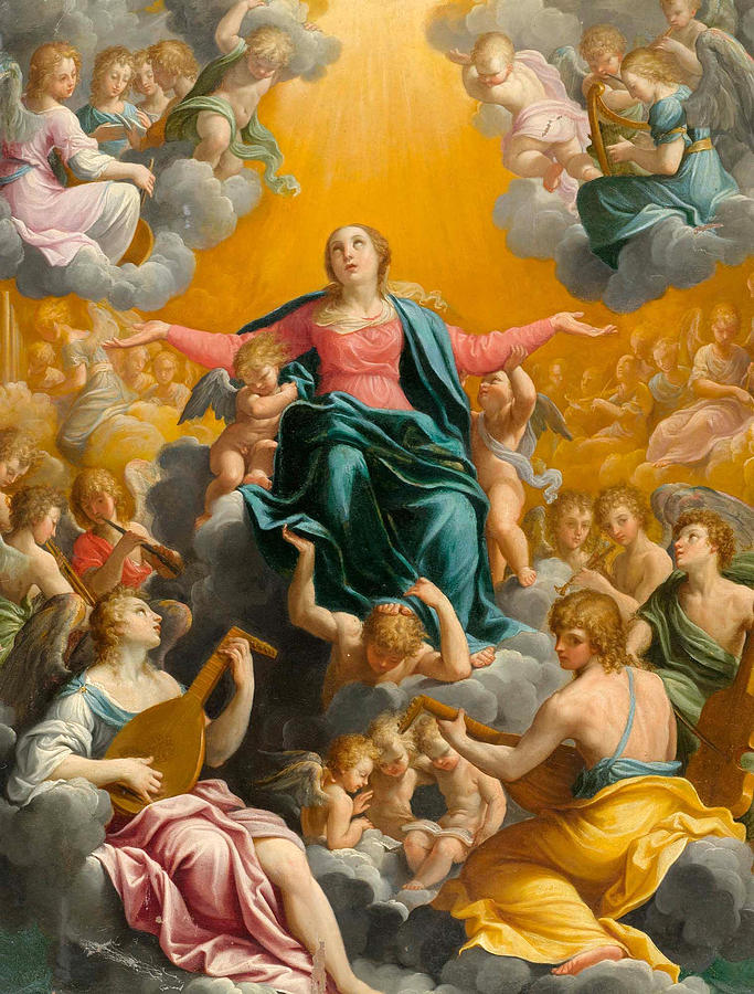 683x900 The Assumption Of The Virgin Painting By Guido Reni - Assumption Painting