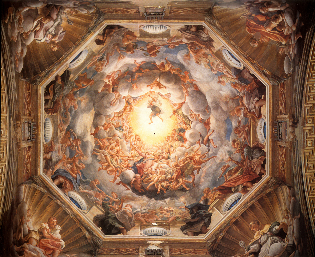 1024x838 Baroque Era Painting Assumption Of The Virgin Michael Bellia - Assumption Painting