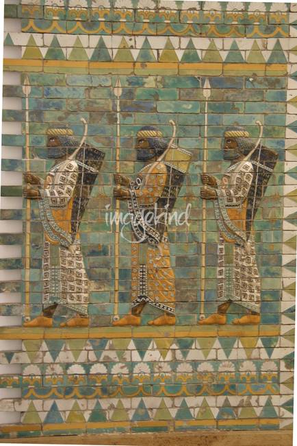 434x650 Assyrian Military Parade, Pergamon Museum, Berlin By Doc I - Assyrian Painting