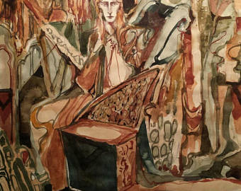 340x270 Assyrian Painting Etsy - Assyrian Painting