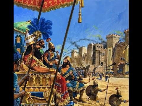 480x360 Assyrians The Masters Of War. - Assyrian Painting
