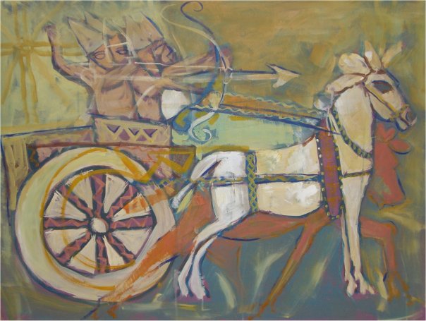 604x455 Mesopotamian Assyrian Warriors By Assyrianic - Assyrian Painting