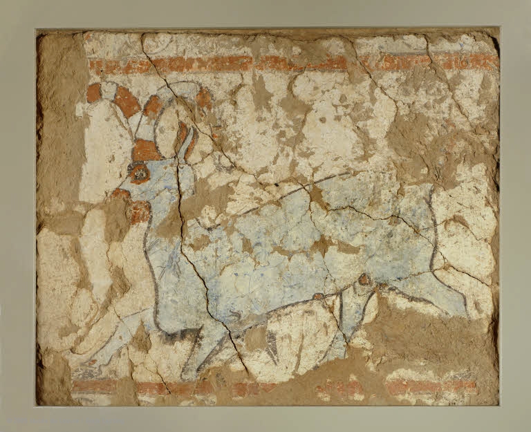 768x625 Painting From Til Barsip Louvre Museum Paris - Assyrian Painting