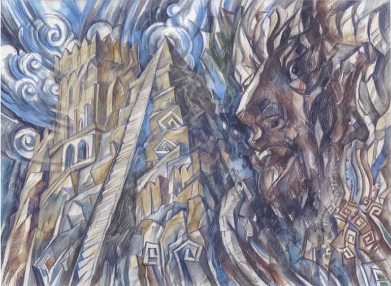 770x565 Saatchi Art Assyrian Splinters Painting By Igor Khalandovskiy - Assyrian Painting